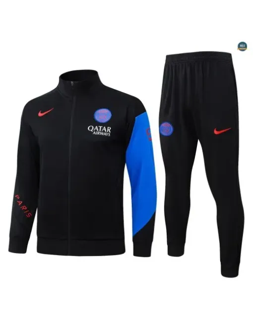 Veste Survetement foot PSG 2026/27 Noir/Bleu