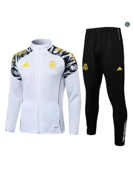 Veste Survetement foot Real Madrid 2026/27 Blanc