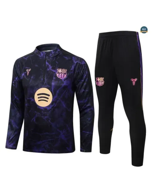 Acheter Survetement Foot Barcelone 2026/27 Noir Violet