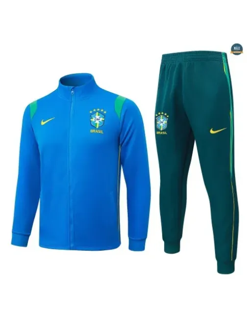 Acheter Veste Survetement Foot Brésil 2026/27 Bleu