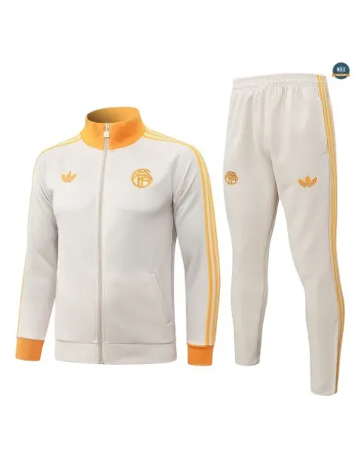 Achetez Veste Survetement Enfant Foot Bayern Munich 2026/27 blan