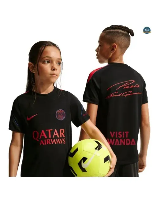 Maillot PSG Enfant Avant-Match Noir 2026/27