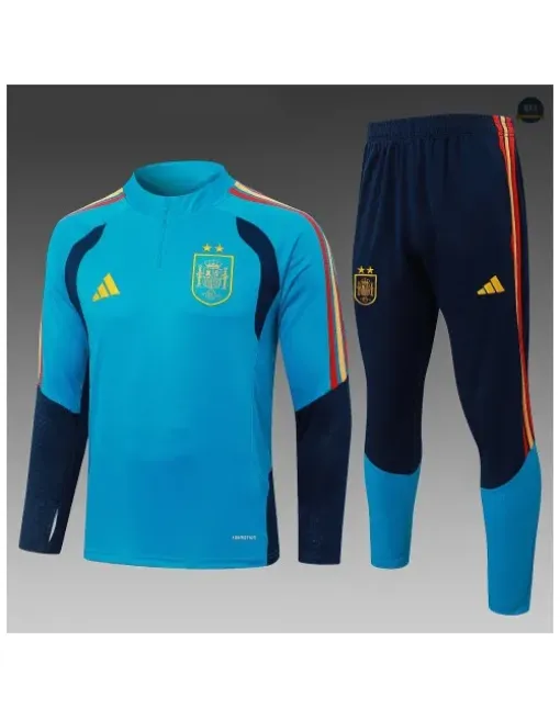 Marque Survetement Enfant Foot Espagne 2026/27 Bleu 2 étoiles