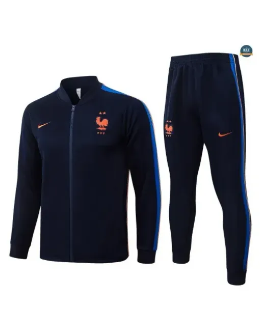 Marque Veste Survetement Enfant Foot France 2026/27 Bleu Marine