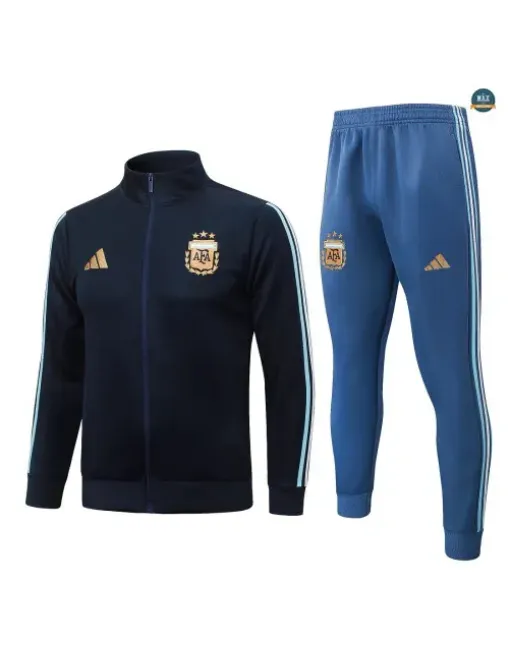 Soldes Veste Survetement Enfant Foot Argentine 2026/27 Bleu Mari