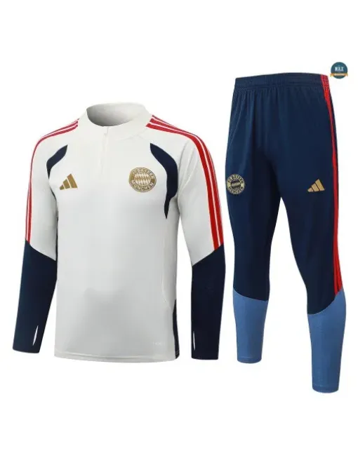 Survetement Enfant Foot Bayern Munich 2026/27 blanc cassé