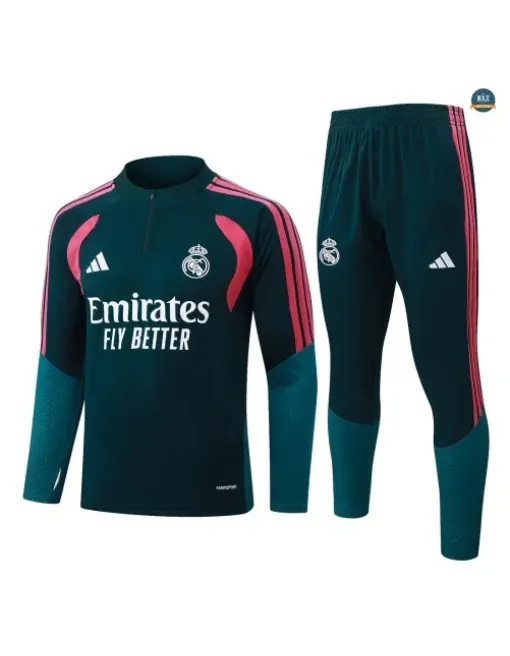 Survetement Enfant Foot Real Madrid 2026/27 vert noirâ