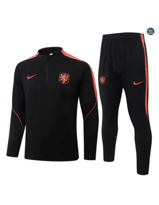 Survetement Foot Pays-Bas 2026/27 Noir