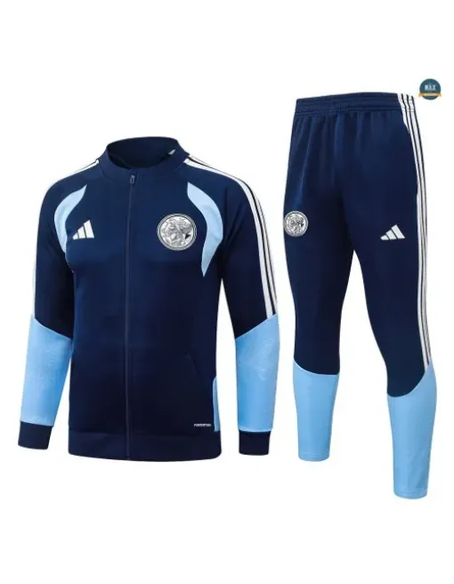 Veste Survetement Enfant Foot Ajax 2026/27 Bleu Marine