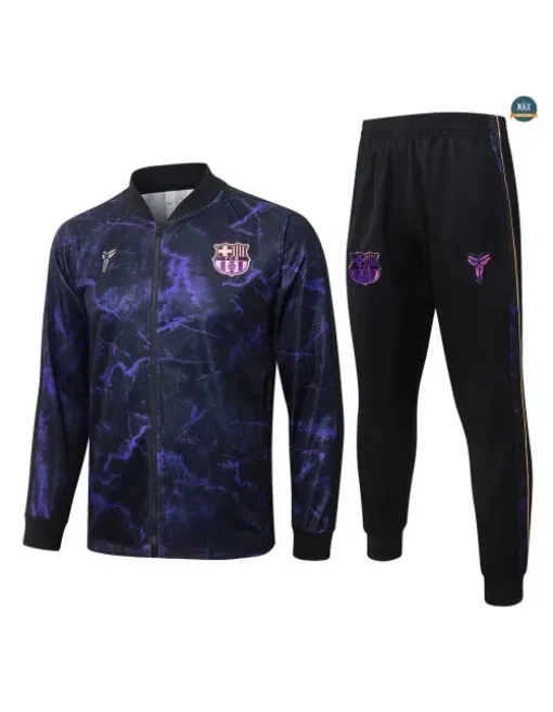 Veste Survetement Enfant Foot Barcelone 2026/27 Noir Vi