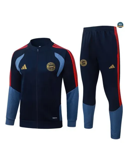 Veste Survetement Enfant Foot Bayern Munich 2026/27 Bleu