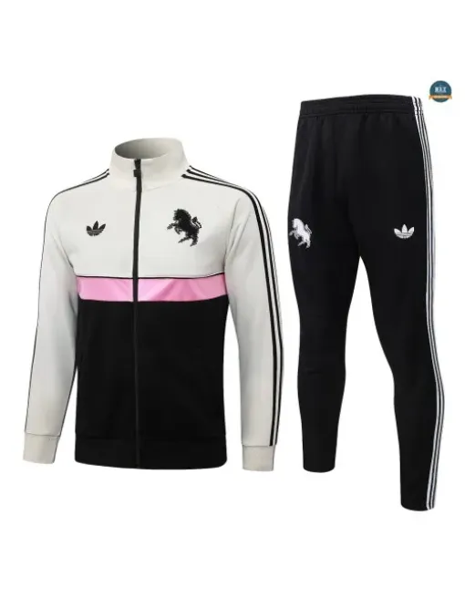 Veste Survetement Enfant Foot Juventus 2026/27 Noir/Blan