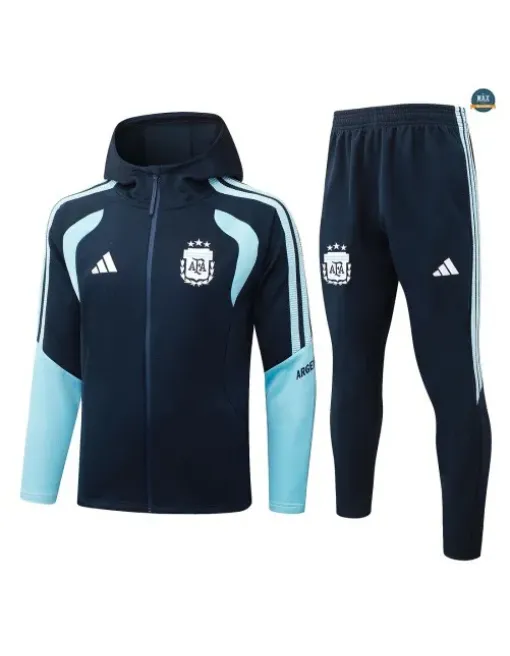 Veste Survetement Foot Argentine à capuche 2026/27 Ble