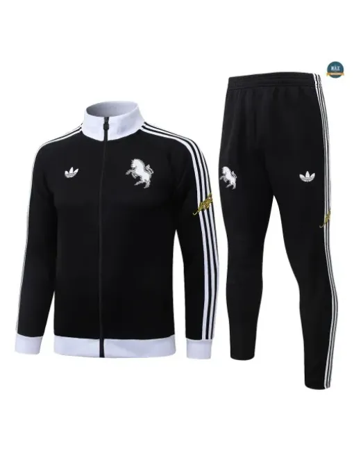 Veste Survetement Foot Juventus 2026/27 Noir/Gris