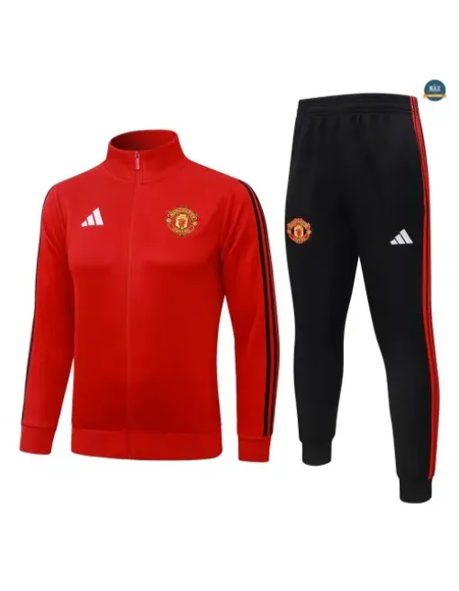 Veste Survetement Foot Manchester United 2026/27 Rouge
