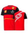 T-shirt Équipe Scuderia Ferrari 2022 - Carlos Sainz