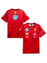 T-shirt Équipe Scuderia Ferrari 2025 - 20 Ans De Rouge