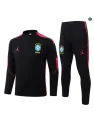 Survetement foot Brésil 2026/27 Noir/Rouge
