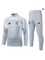 Survetement foot Real Madrid 2026/27 Gris/Blanc