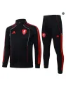 Veste Survetement Enfant foot Liverpool 2026/27 Noir Retro