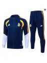 Veste Survetement Enfant foot Real Madrid 2026/27 Bleu Marine/Bl