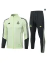 Veste Survetement Enfant foot Real Madrid 2026/27 Vert/Gris/Vert
