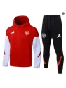 Veste Survetement foot à capuche Arsenal 2026/27 Rouge