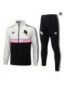 Veste Survetement Enfant Foot Juventus 2026/27 Noir/Blan