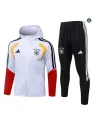 Veste Survetement Foot Allemagne à capuche 2026/27 Blan